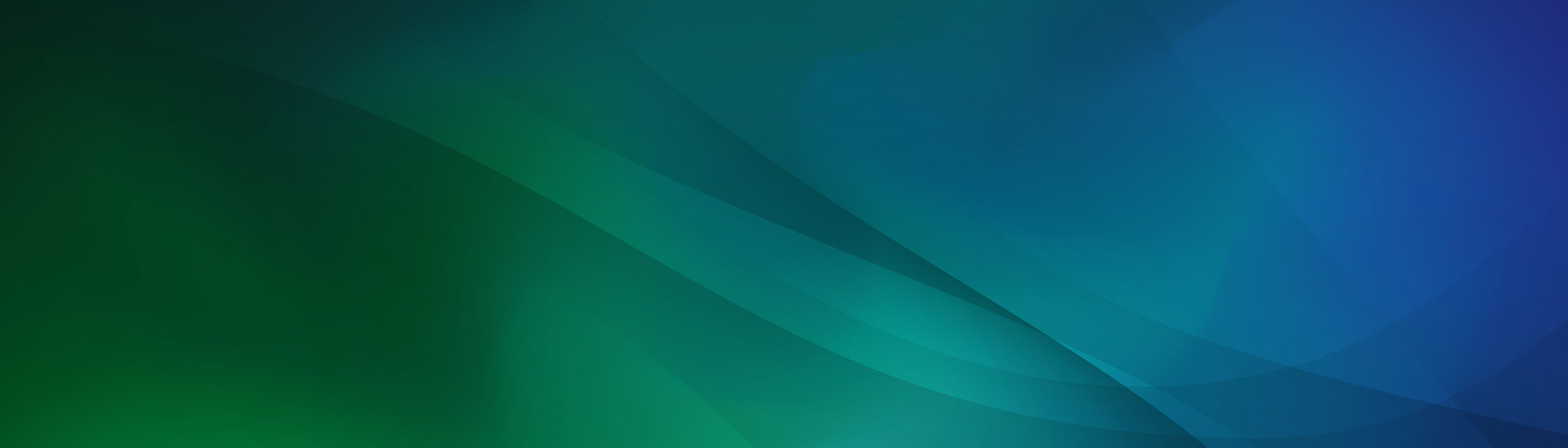 Abstract waves of green and blue