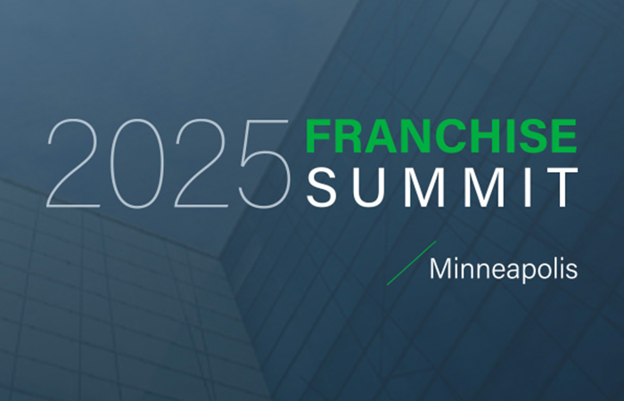 Logo for the 2025 Franchise Summit in Minneapolis