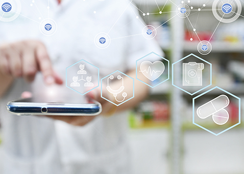 Digital health and pharmacy connected devices