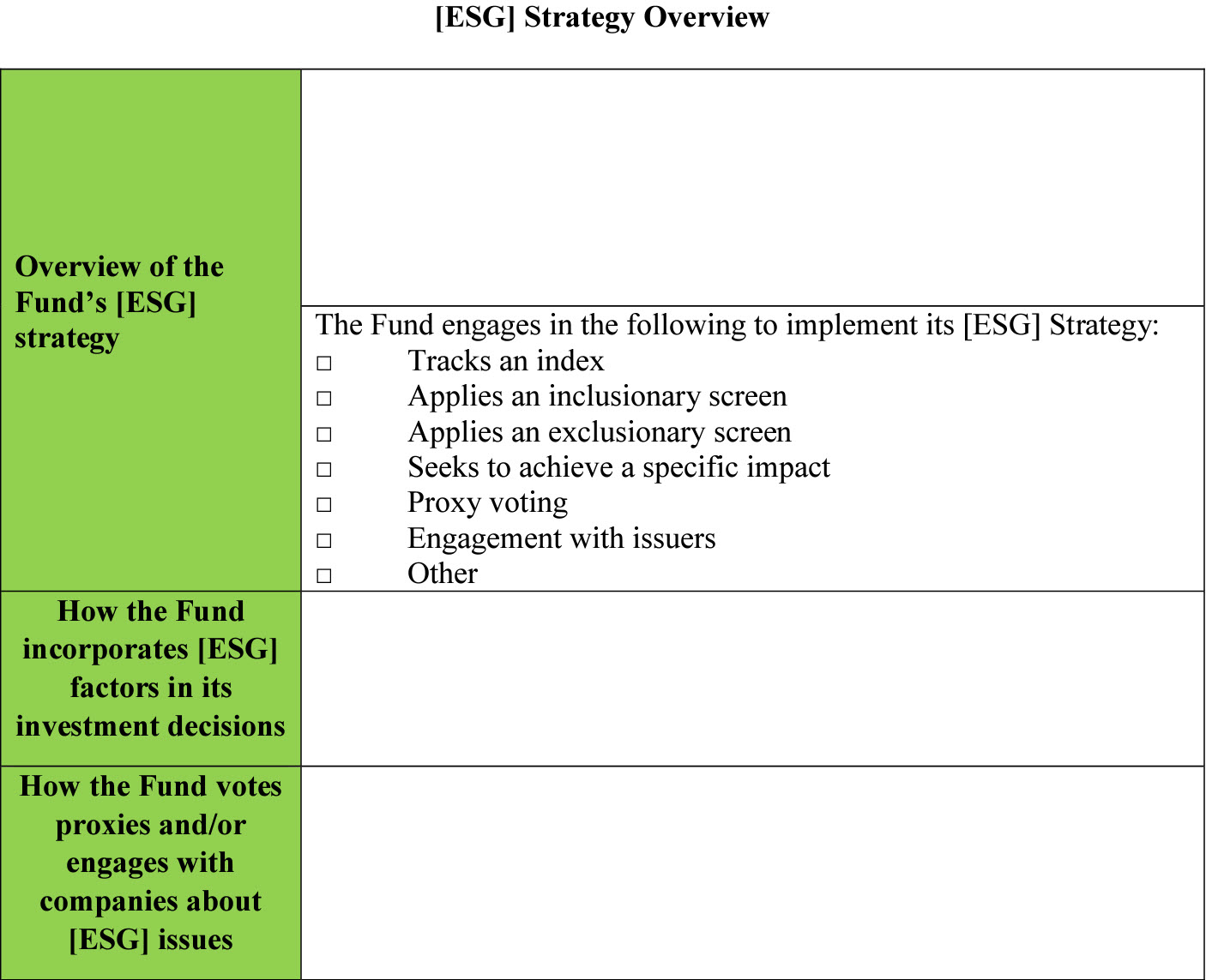 An image of the ESG Strategy Overview from the SEC